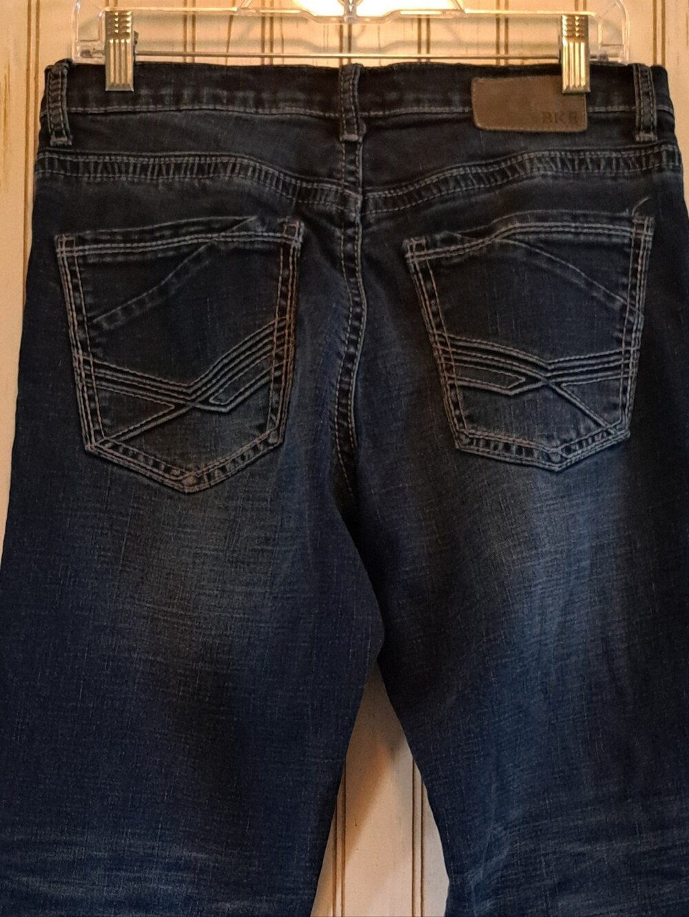 Mens Buckle BKE Tyler Straight Leg Jeans Size 31 x 29 Stretchy Cowboy Western - Picture 8 of 8